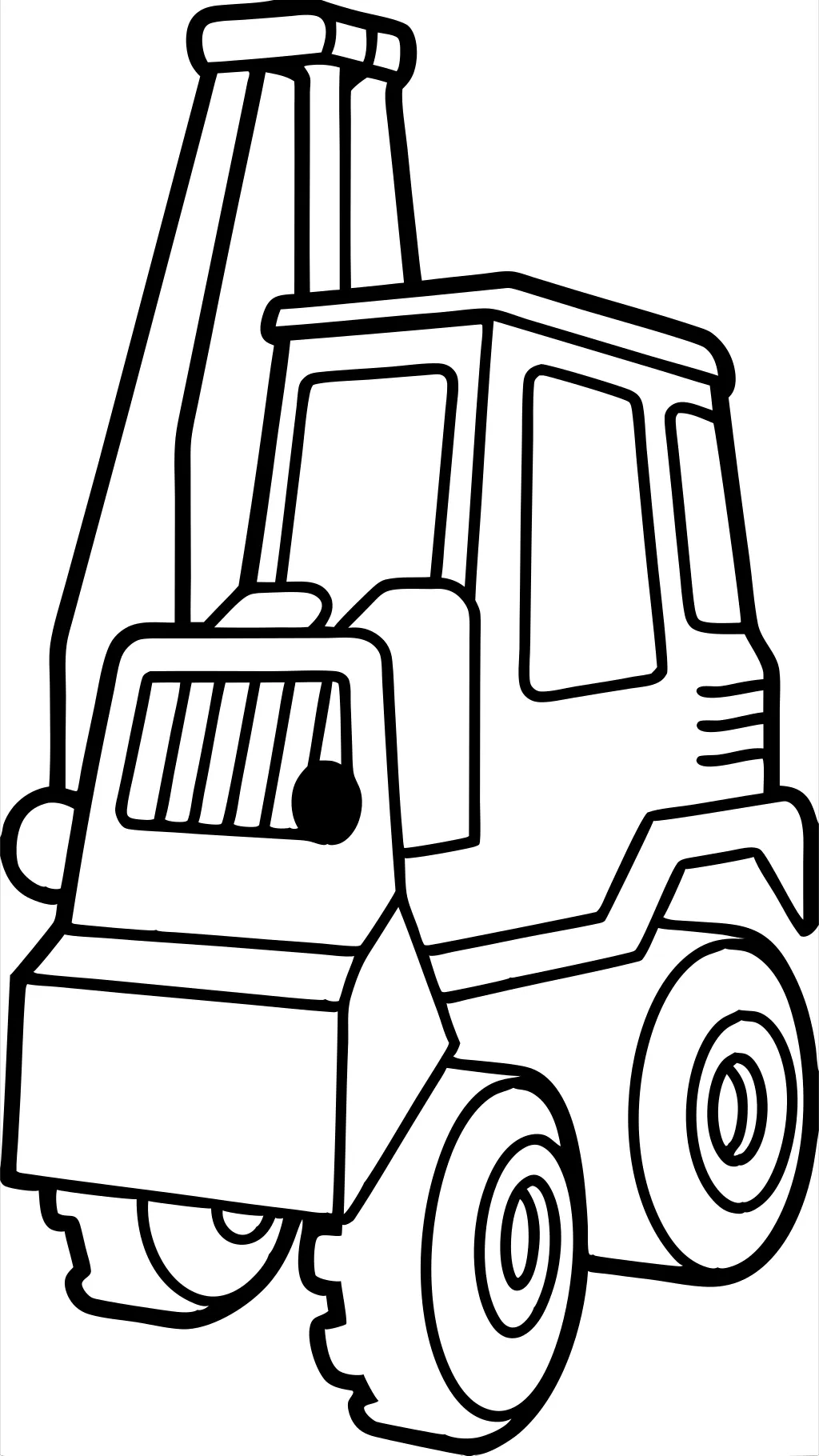 construction vehicle coloring pages